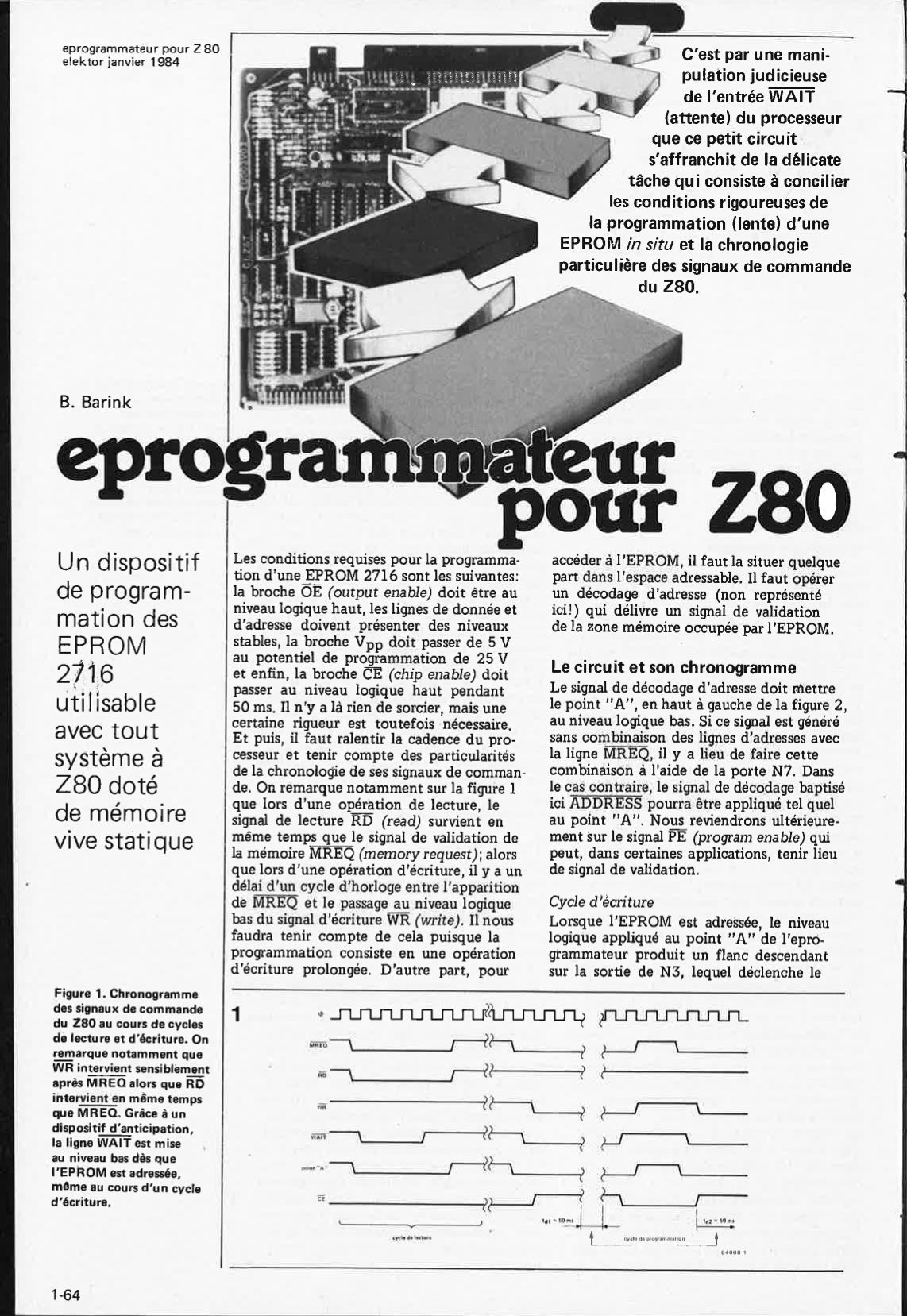 éprogrammateur pour Z80