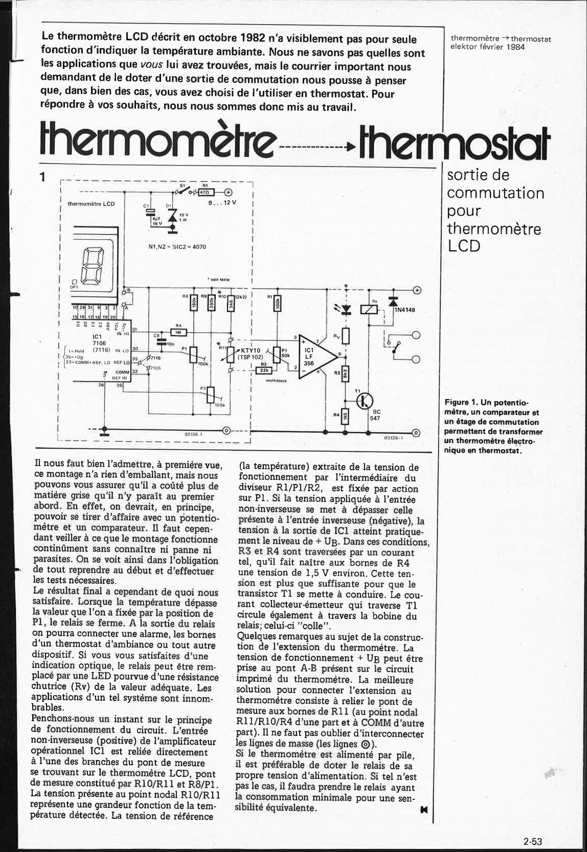 thermomètre >>> thermostat