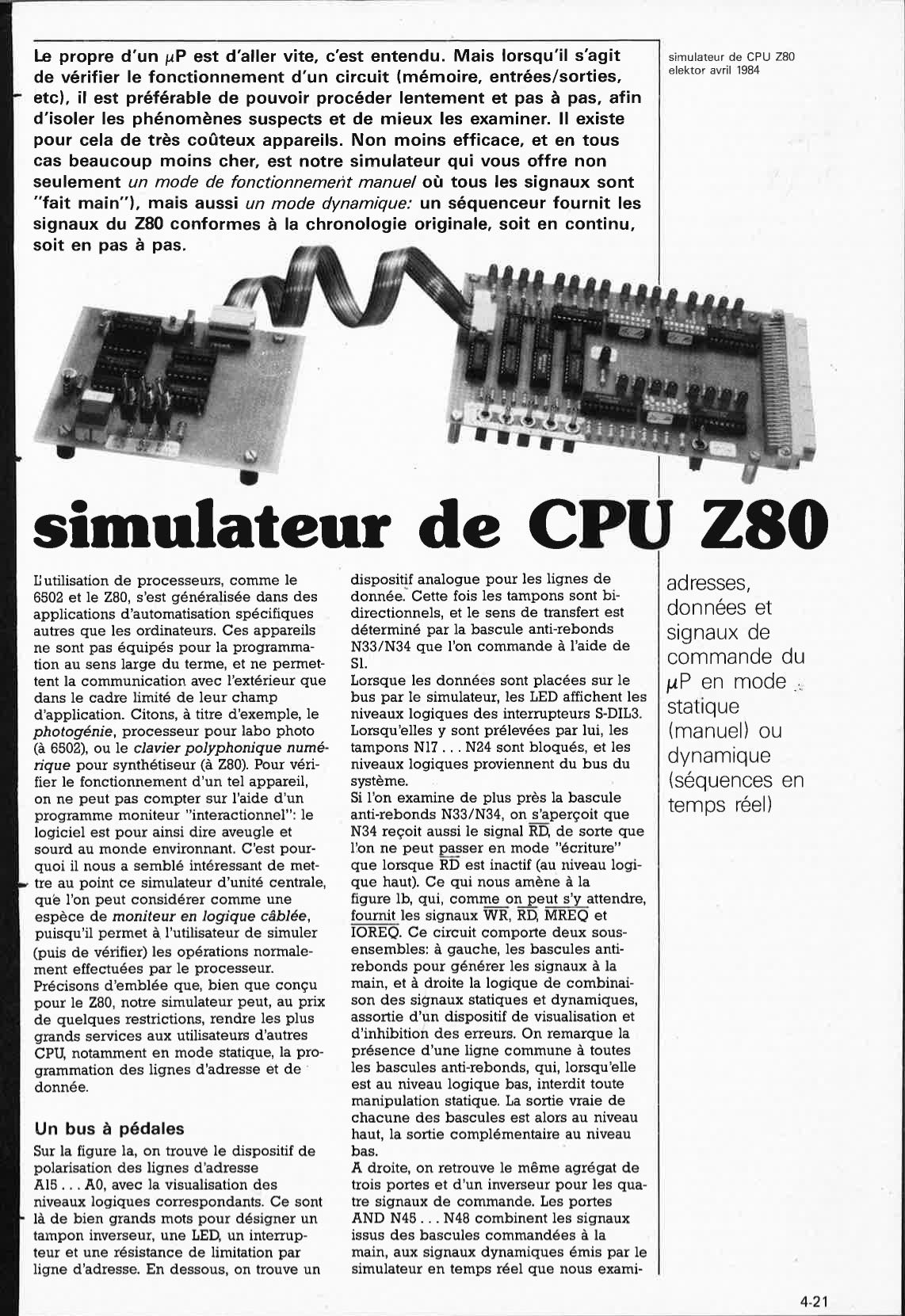 simulateur de CPU Z80