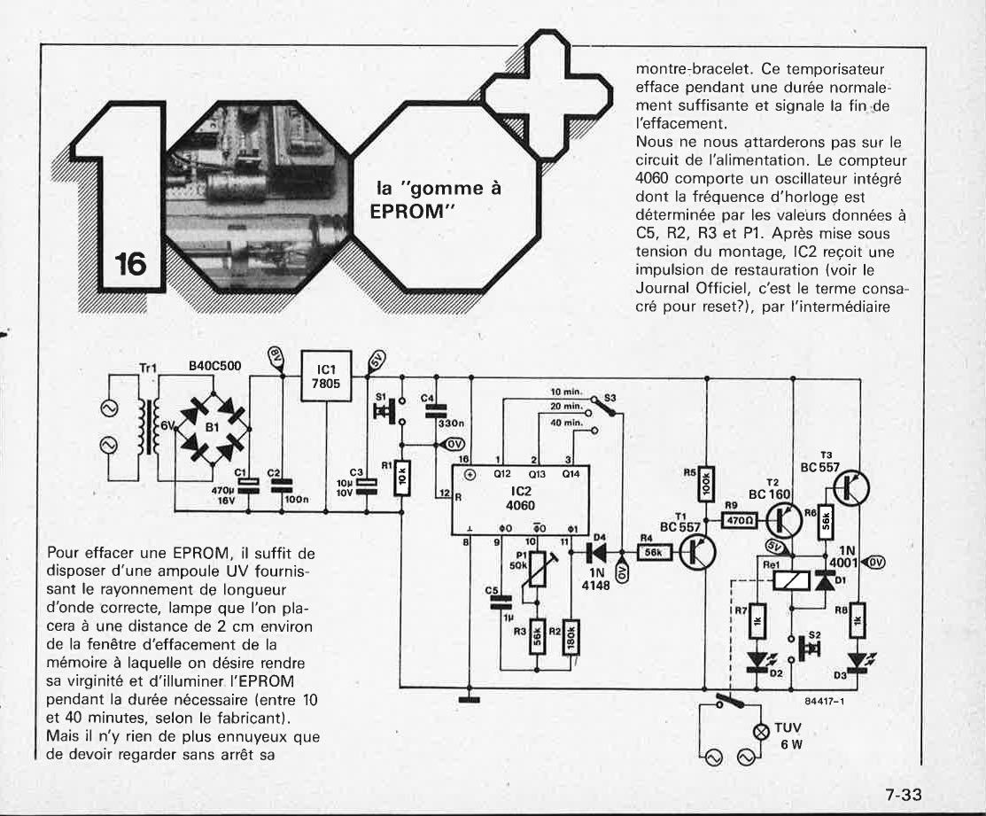 la "gomme à EPROM"