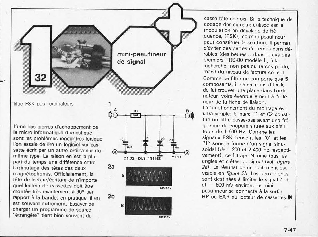 mini-peaufineur de signal