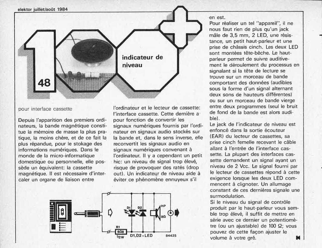 indicateur de niveau