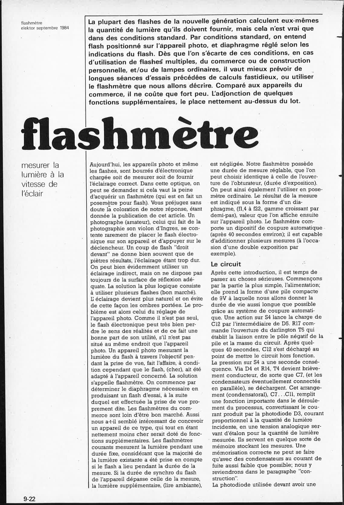 flashmètre