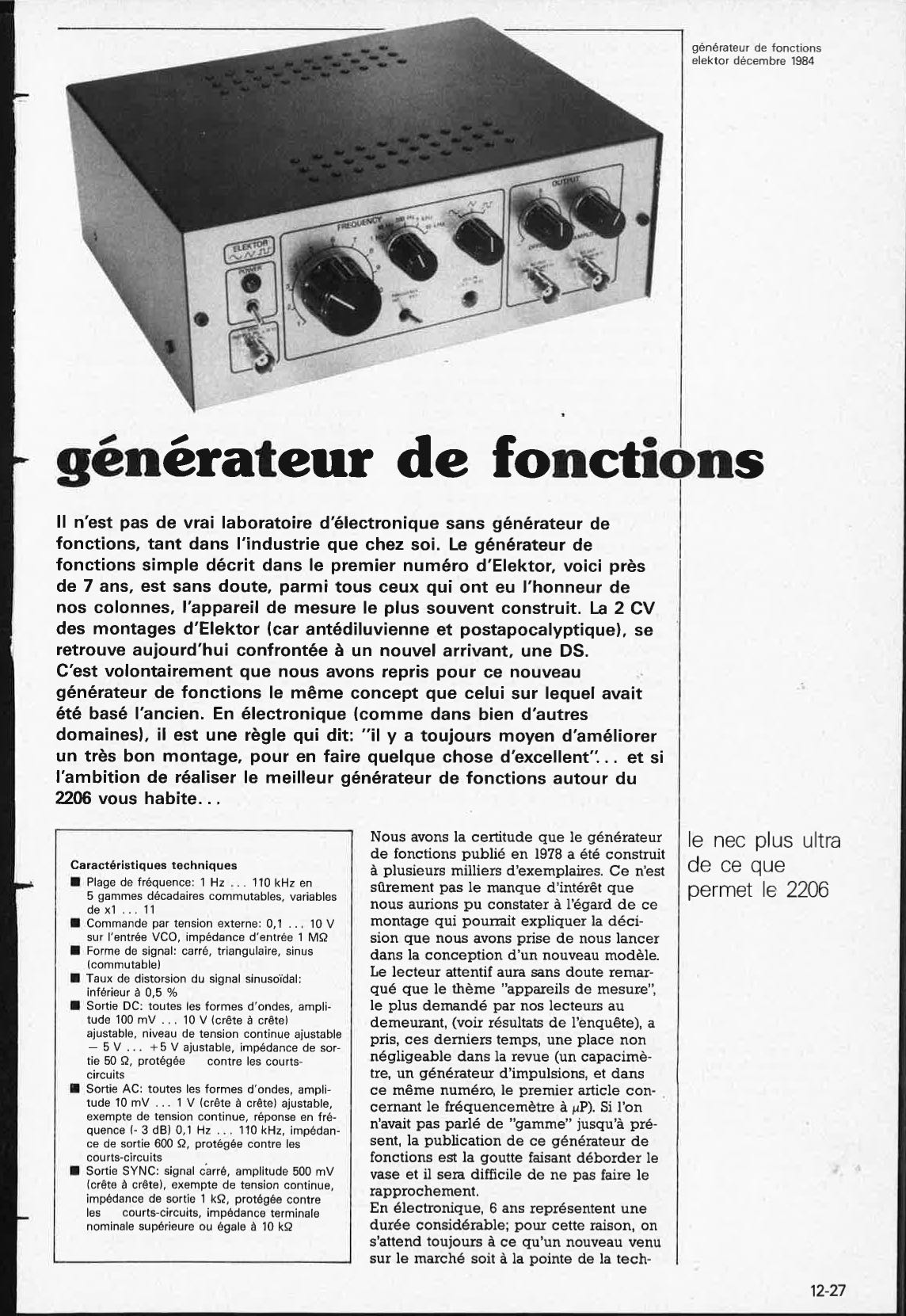 générateur de fonctions