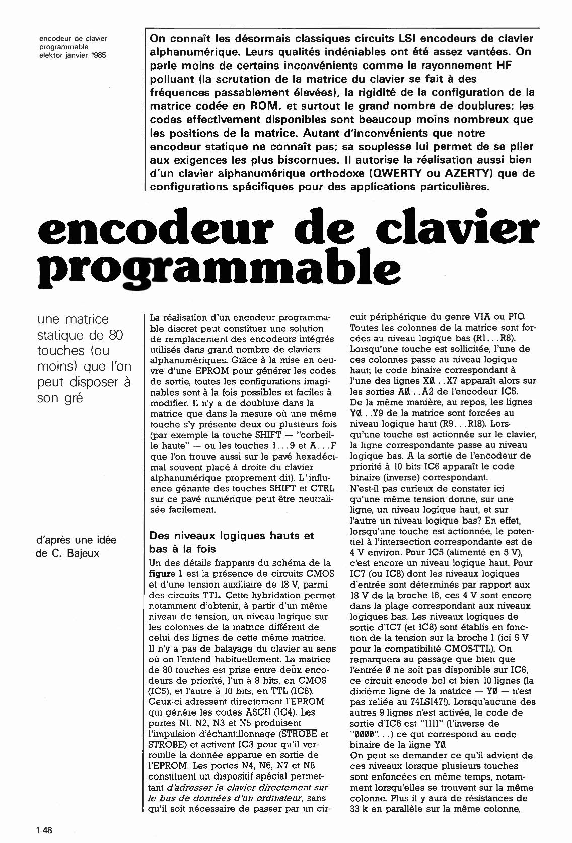 encodeur de clavier programmable