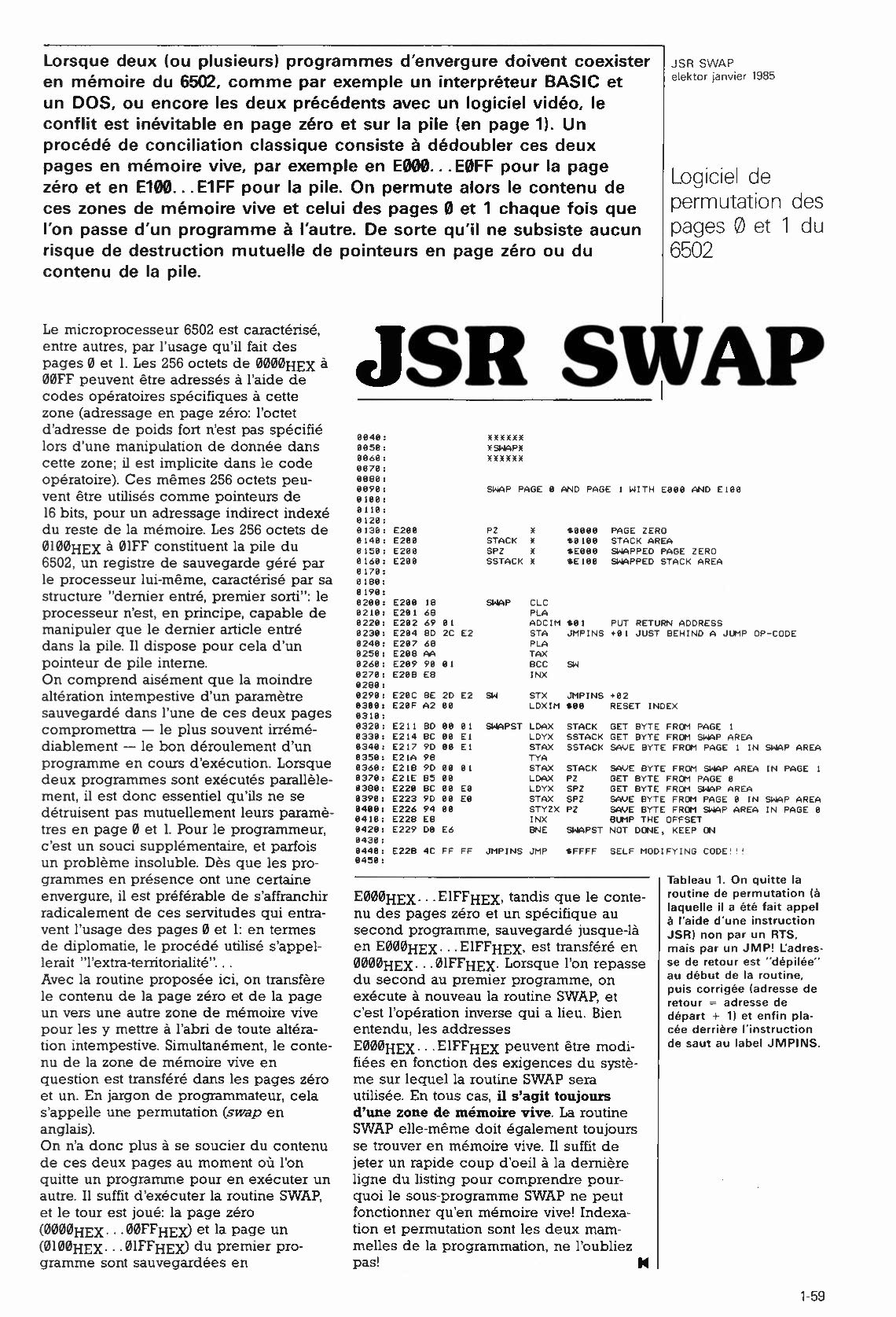 JSR SWAP