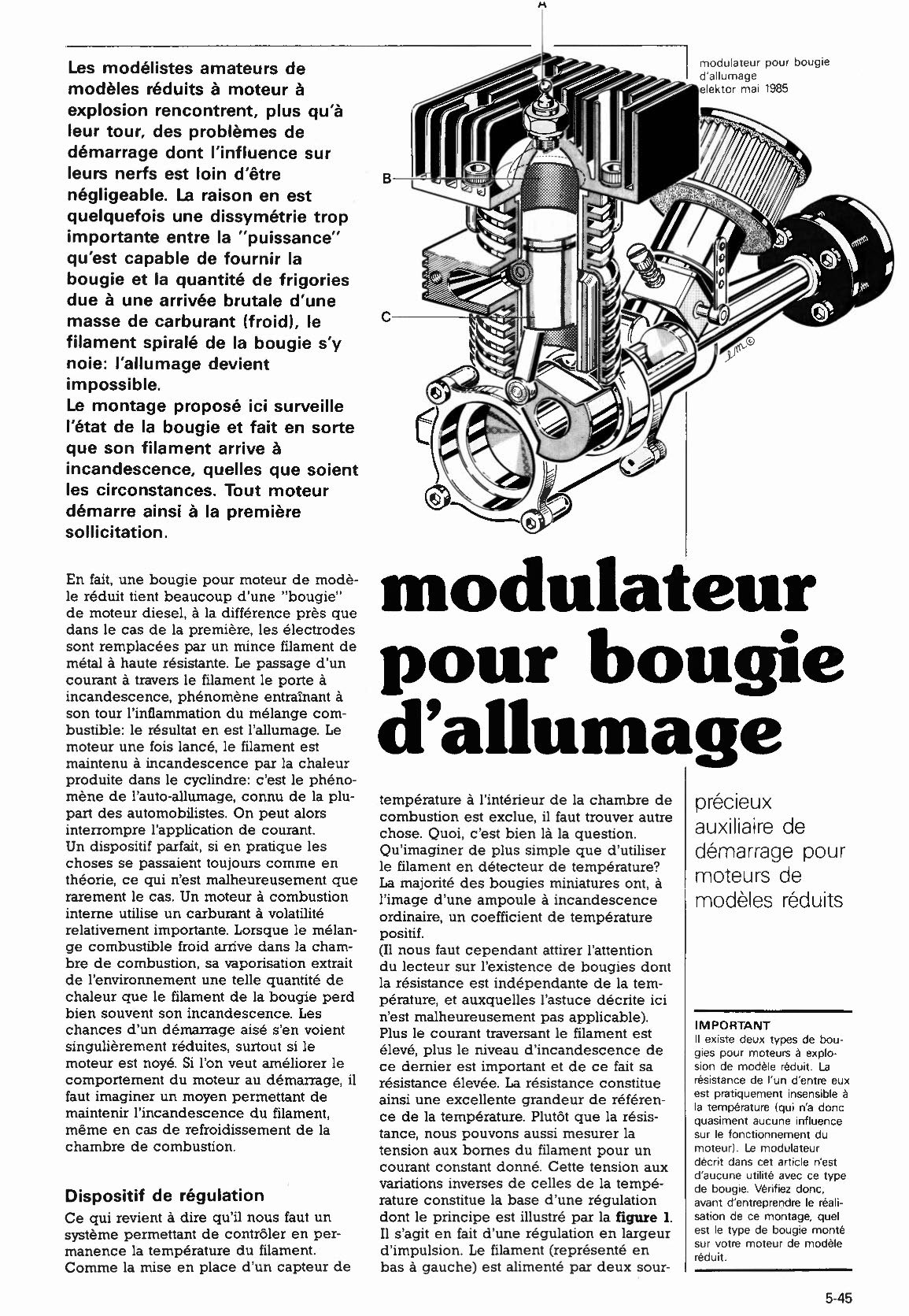 modulateur pour bougie d`allumage