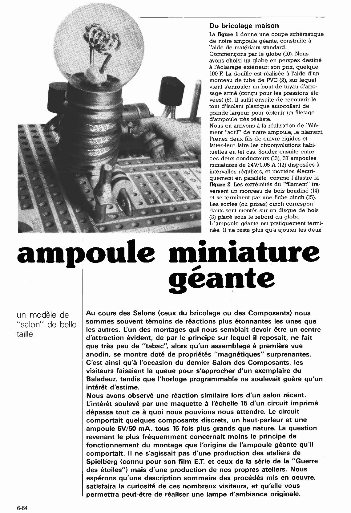 ampoule miniature géante