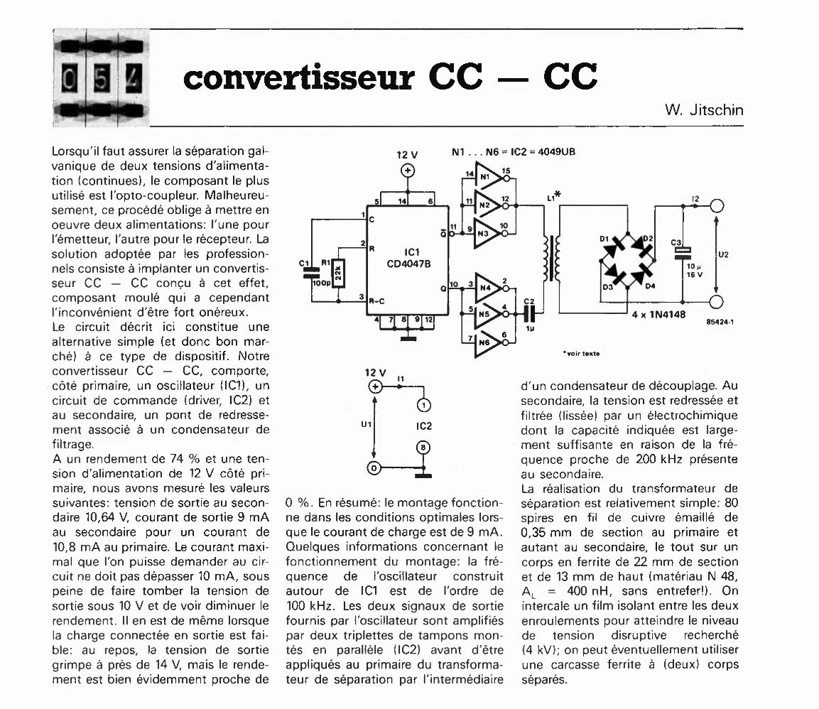 convertisseur CC - CC
