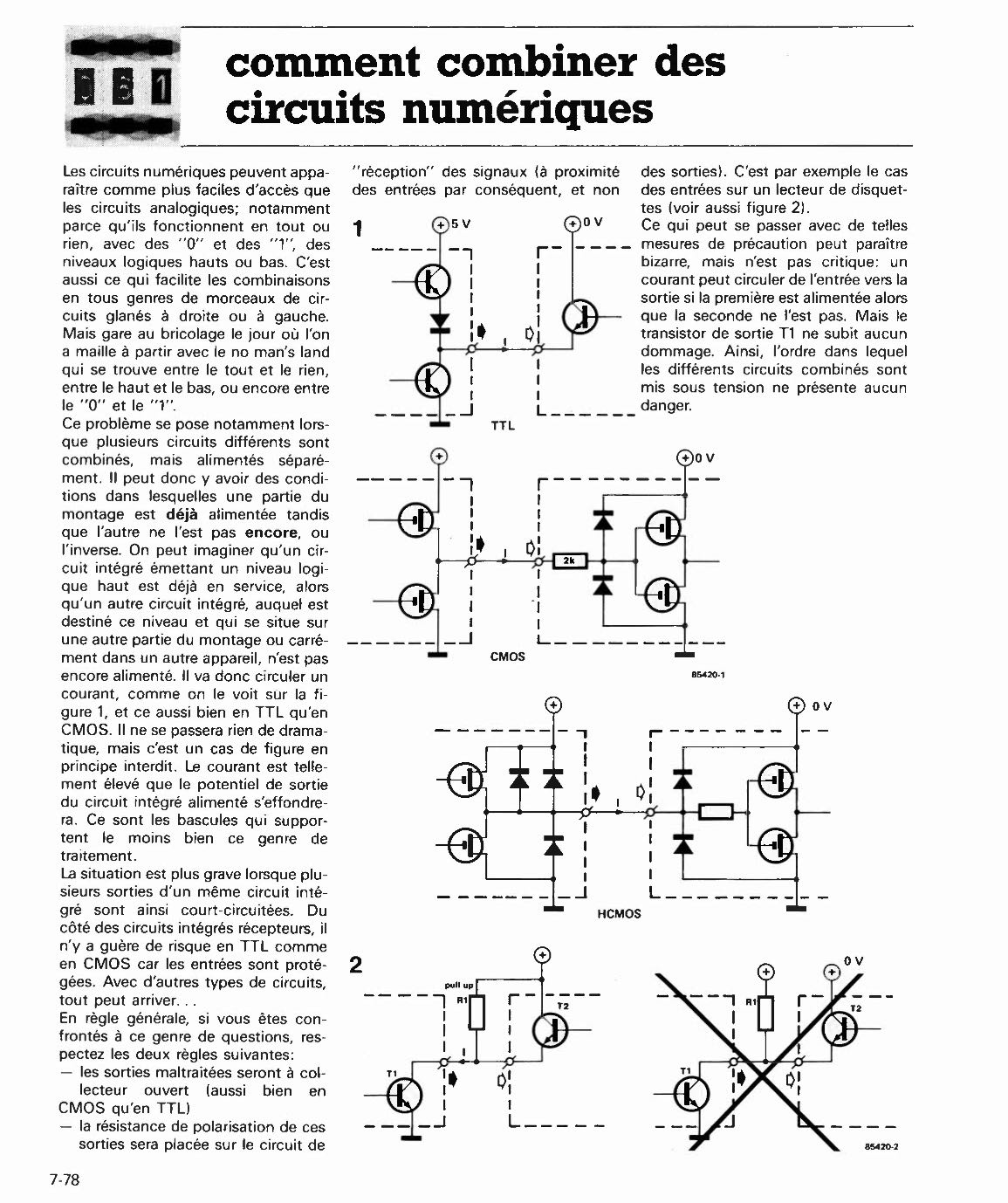 comment combiner des circuits numériques