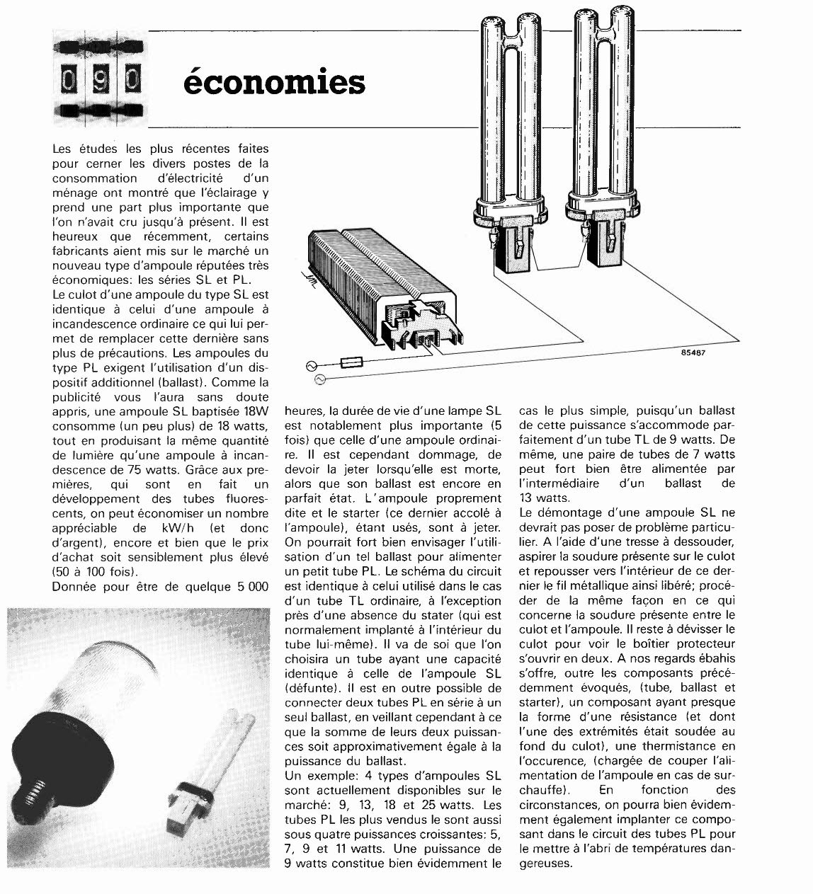 économies