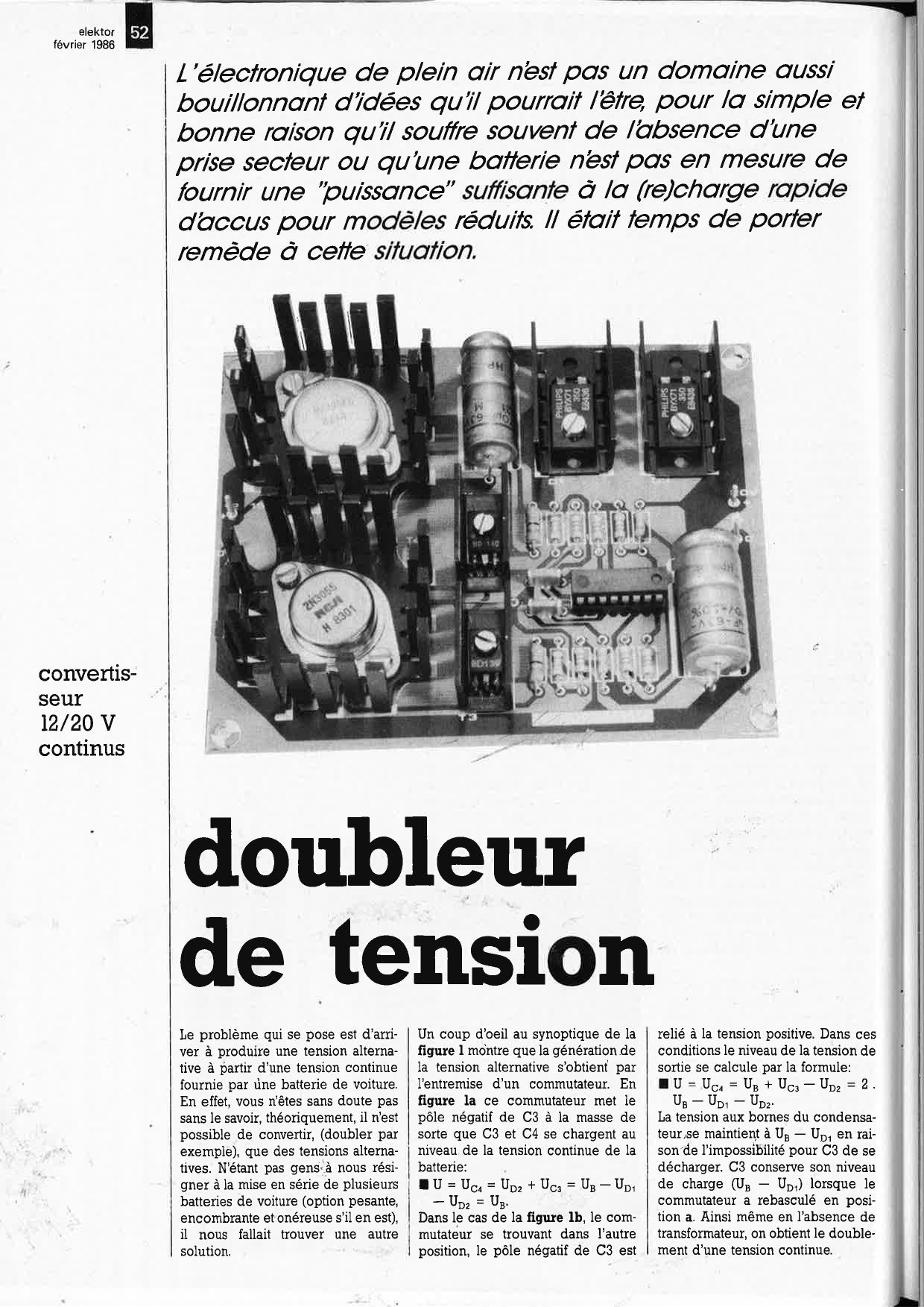 Doubleur de tension