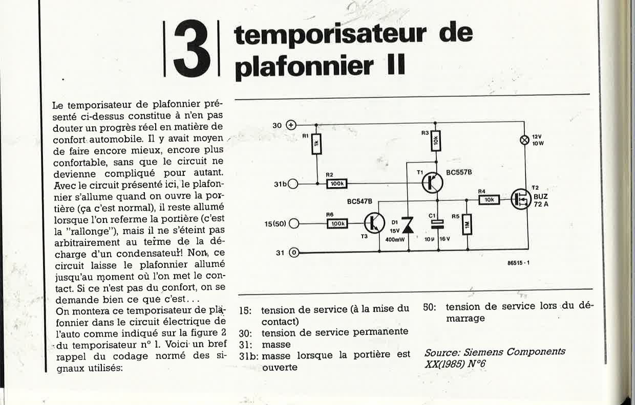 Temporisateur de plafonnier 2