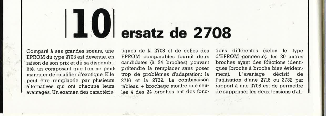 Ersatz de 2708