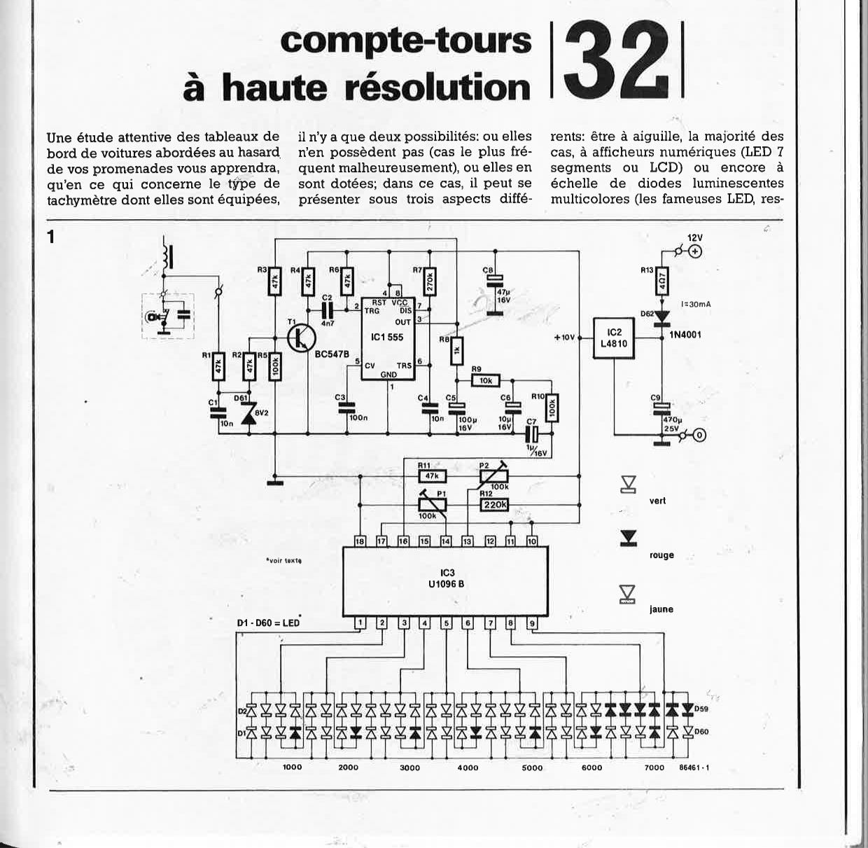 Compte-tours à haute résolution