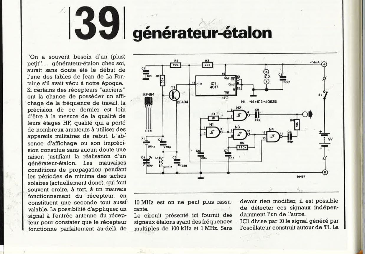 Générateur-étalon