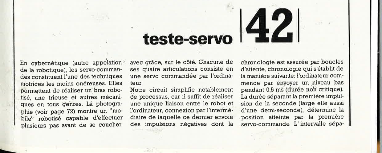 Teste-servo