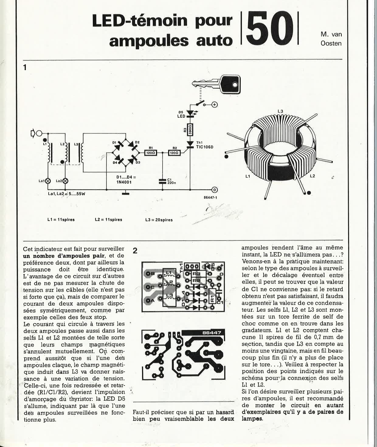 LED-témoin pour ampoules auto