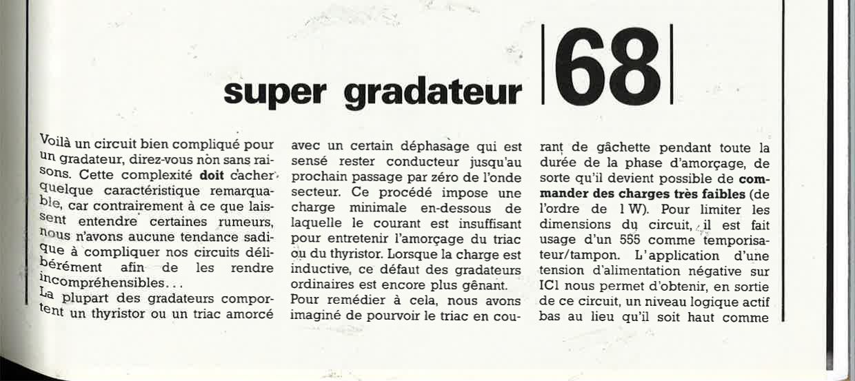 Super gradateur