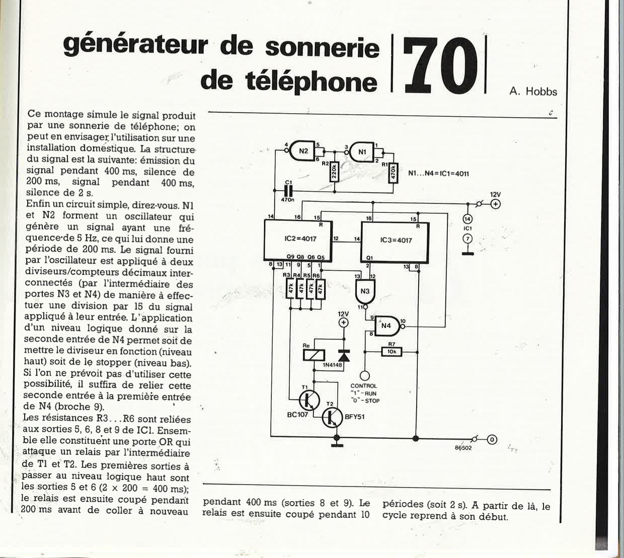 Générateur de sonnerie de téléphone