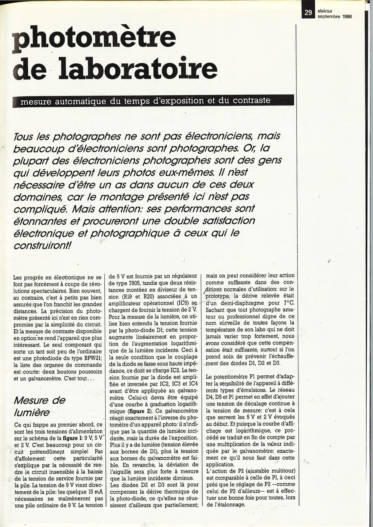 Photomètre pour laboratoire