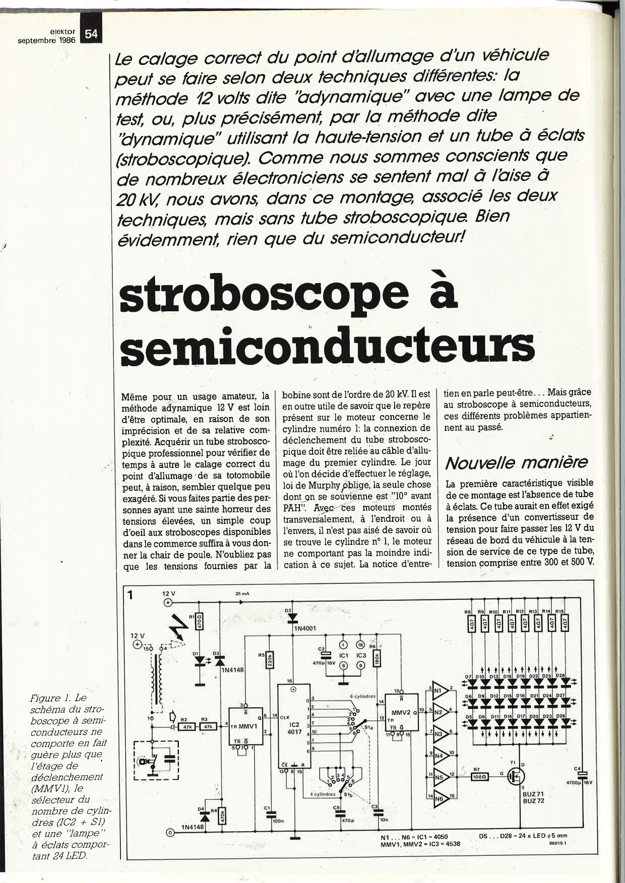 Stroboscope à semiconducteurs