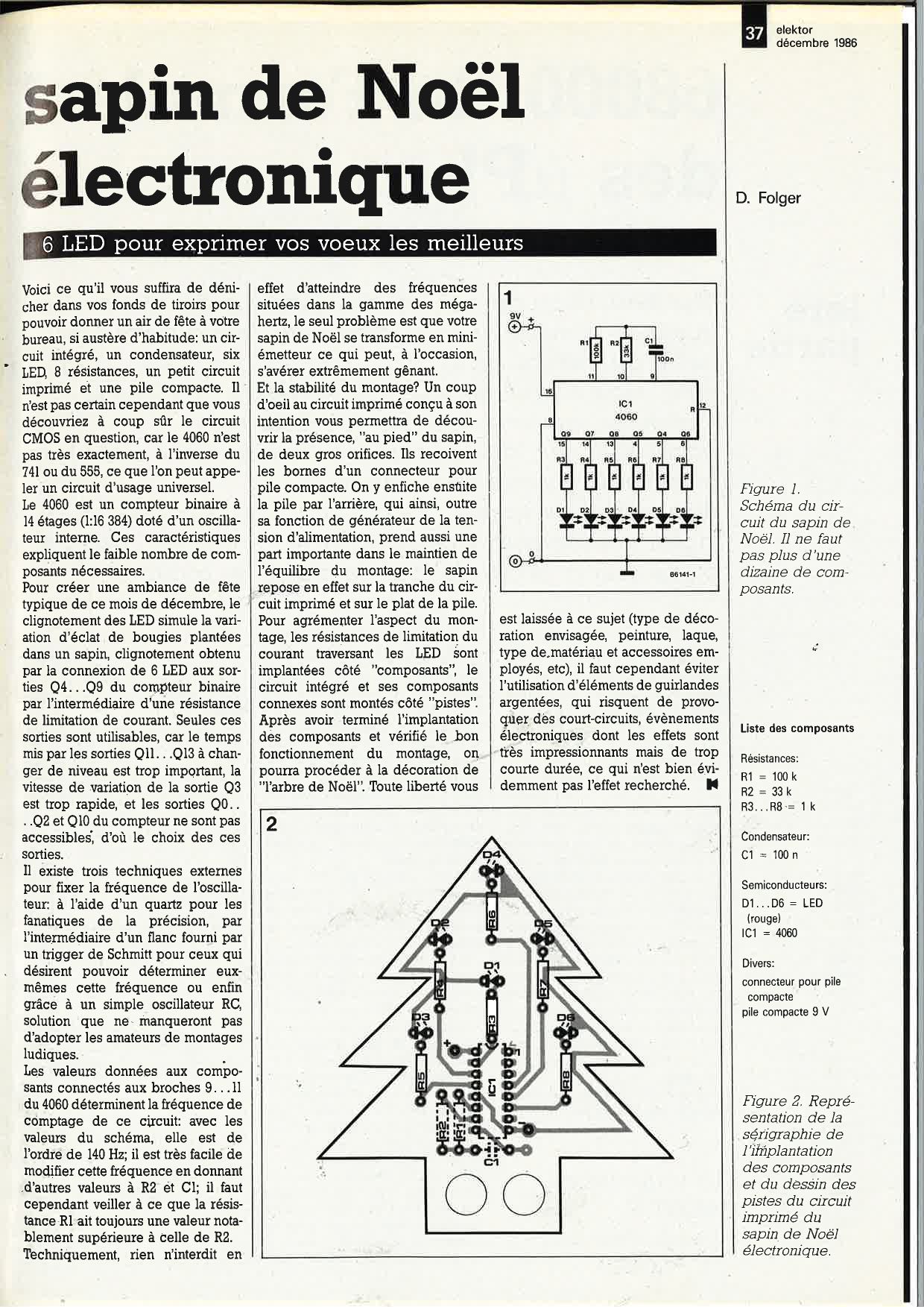 Arbre de noël électronique