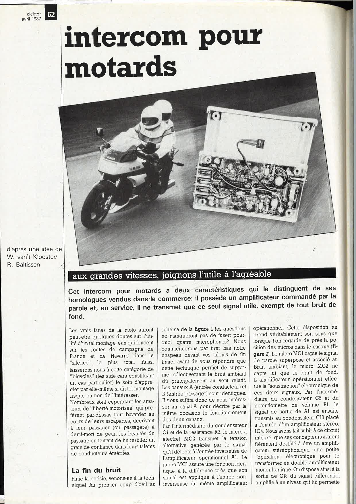 intercom pour motards