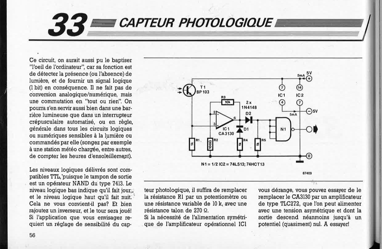 capteur photologique