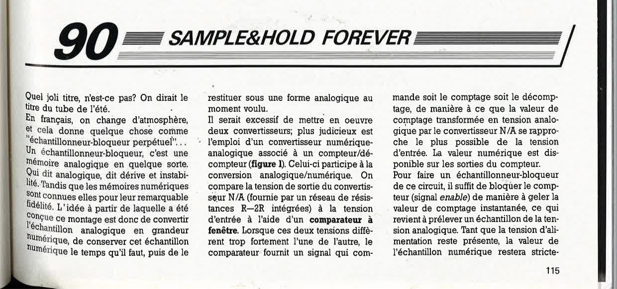 sample & hold forever