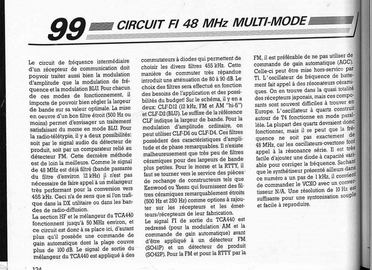 circuit FI 48 MHz multi-mode