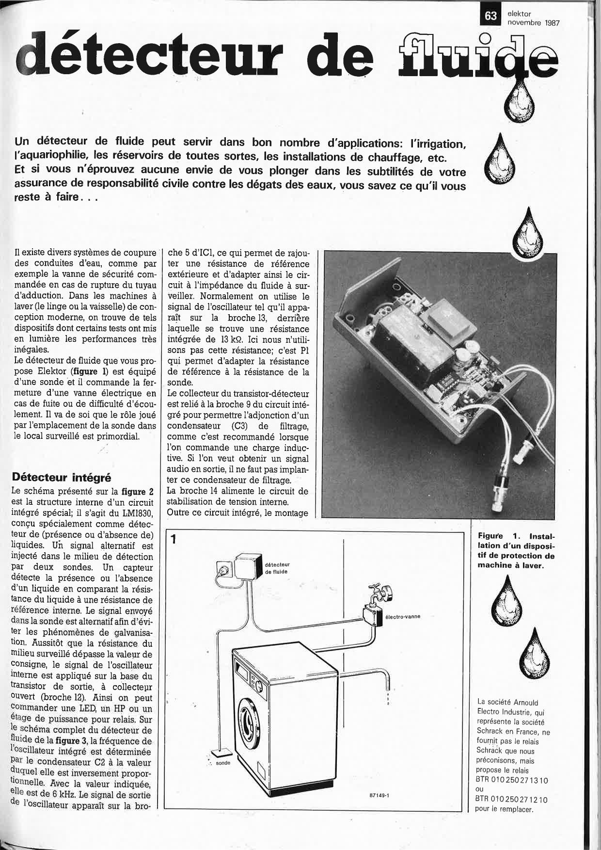 détecteur de fluide