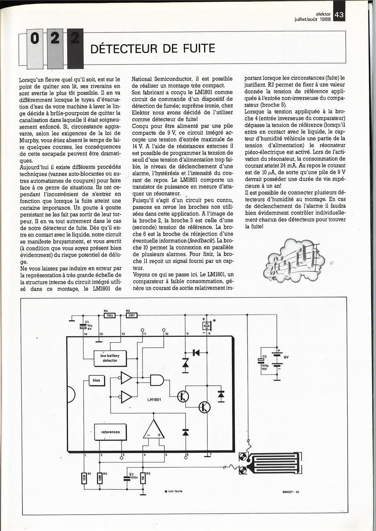 DÉTECTEUR DE FUITE