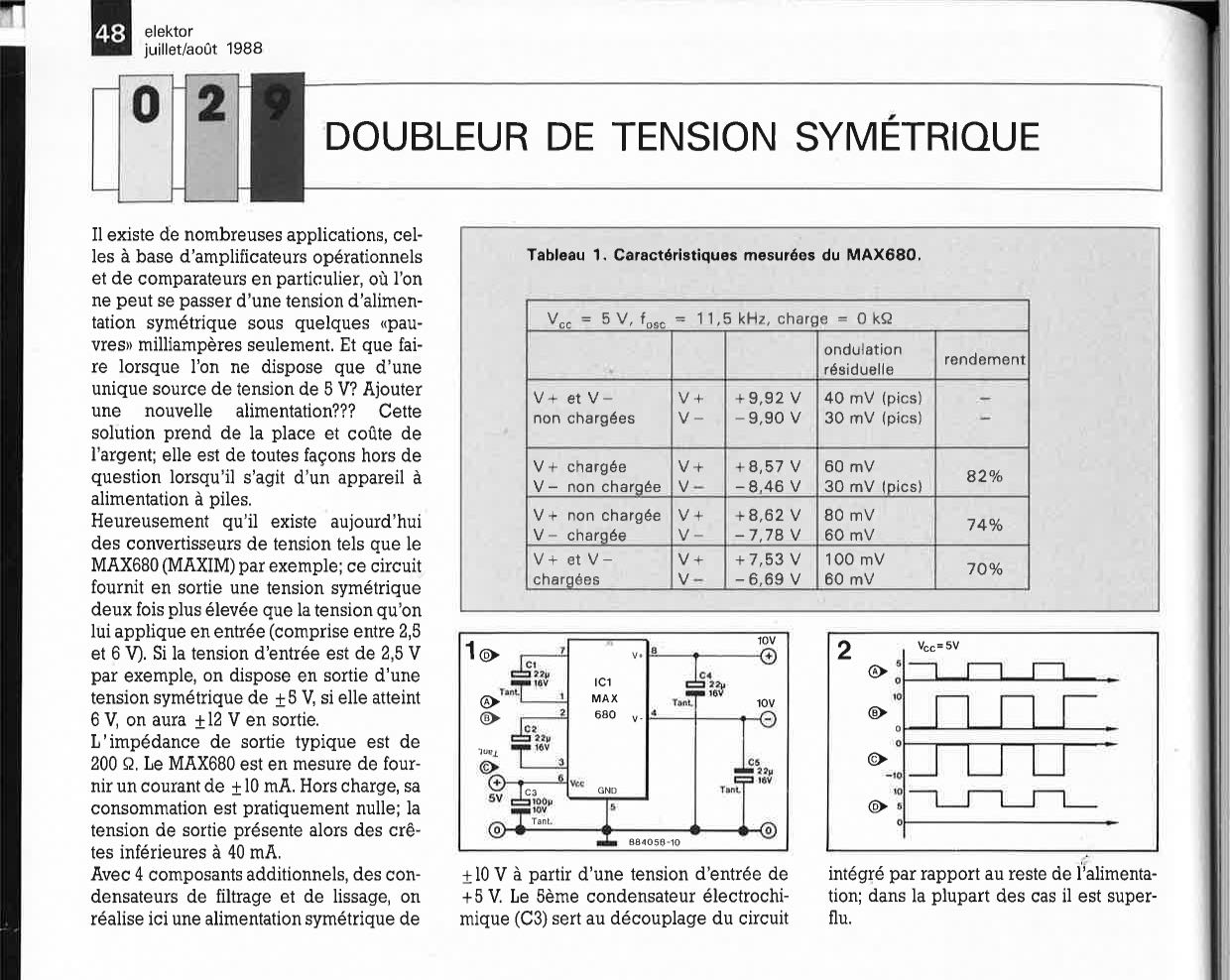 DOUBLEUR DE TENSION SYMÉTRIQUE 