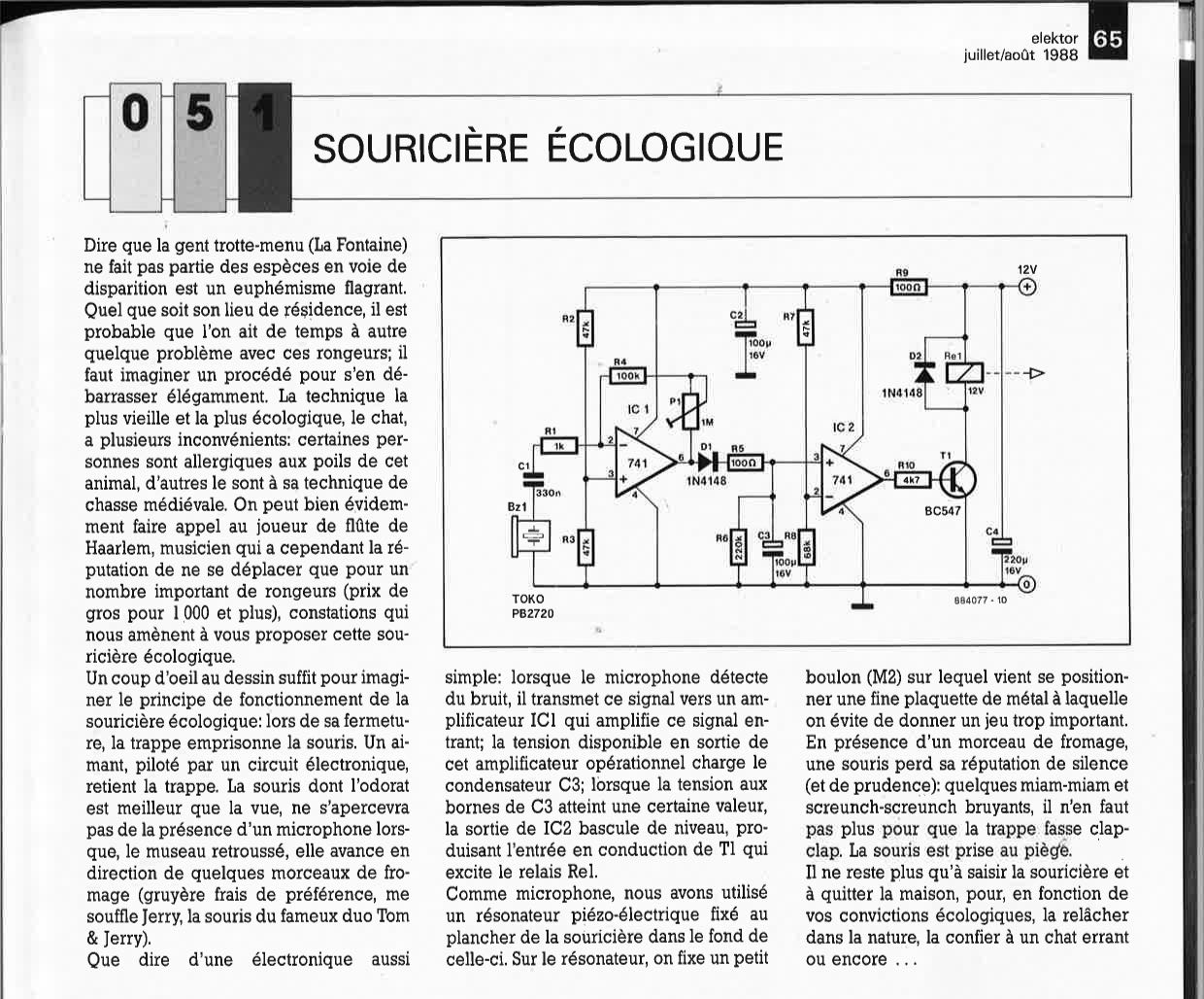 SOURICIÈRE ÉCOLOGIQUE