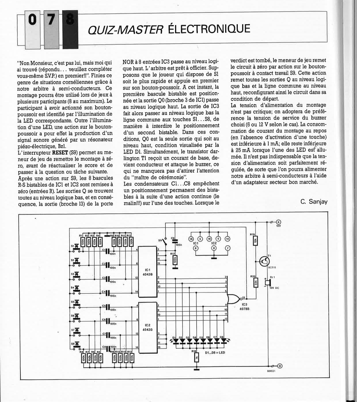 QU/Z-MASTER ÉLECTRONIQUE