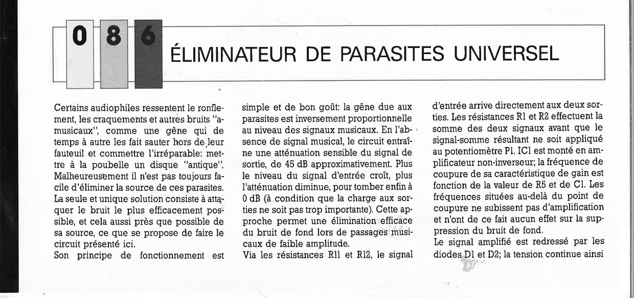 ÉLIMINATEUR DE PARASITES UNIVERSEL