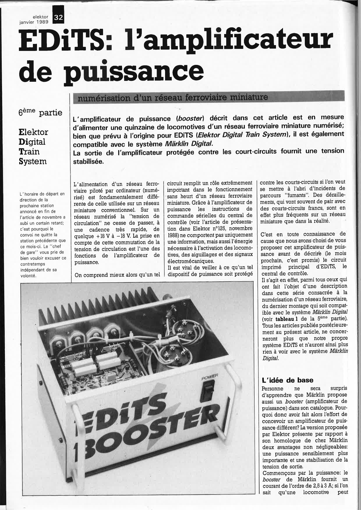 EDiTS: l`amplificateur de puissance