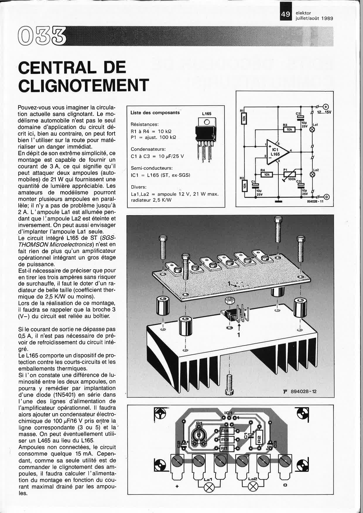 CENTRAL DE CLIGNOTEMENT