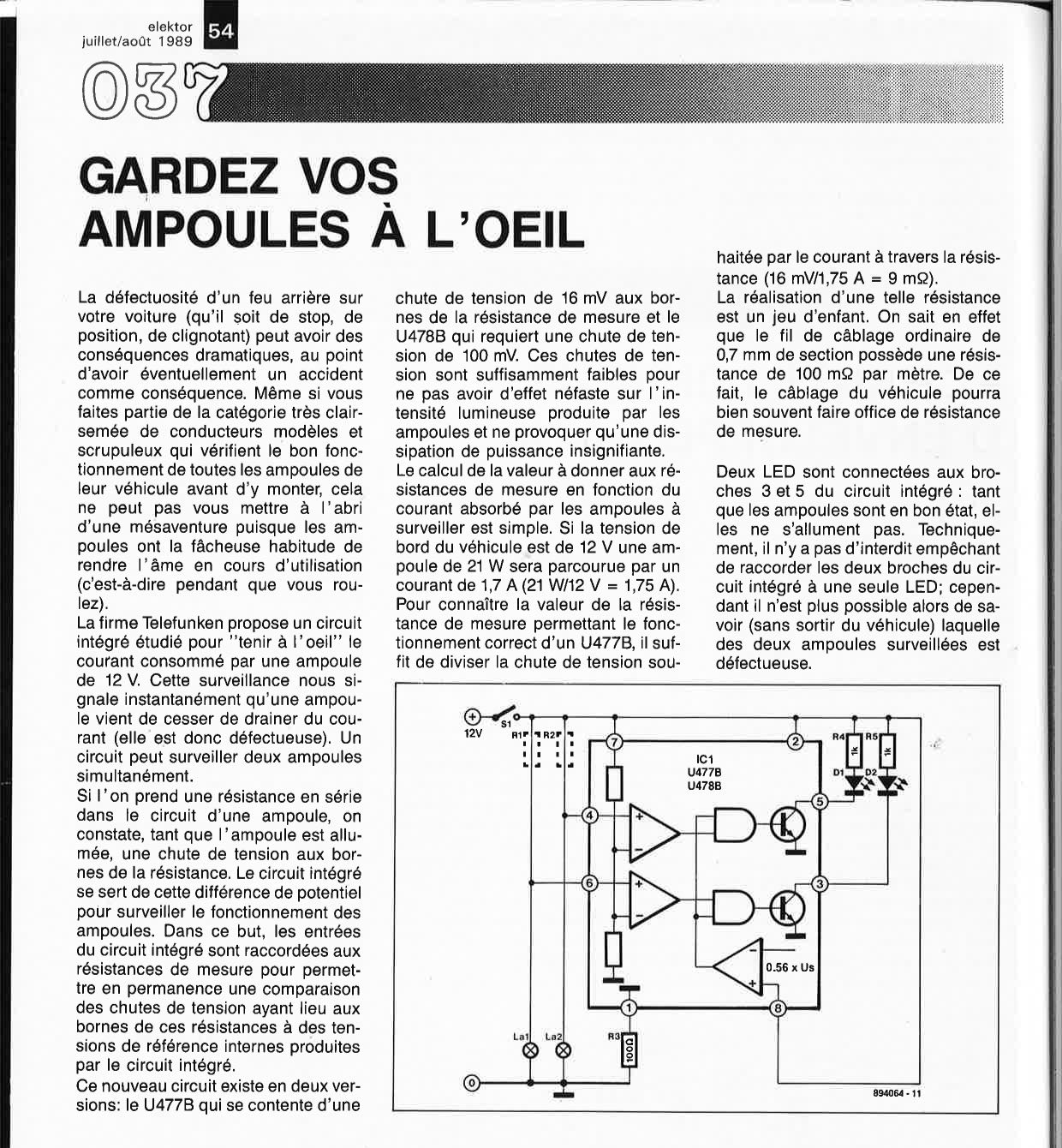 GARDEZ VOS i • AMPOULES A L`OEIL