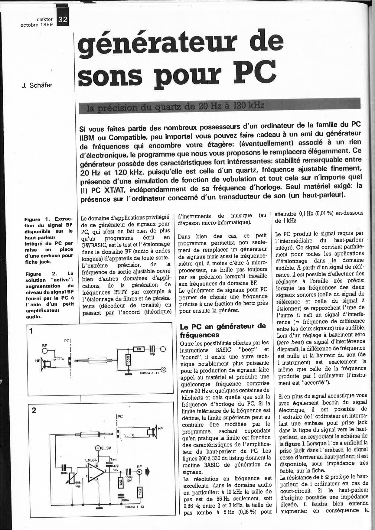 générateur de sons pour PC