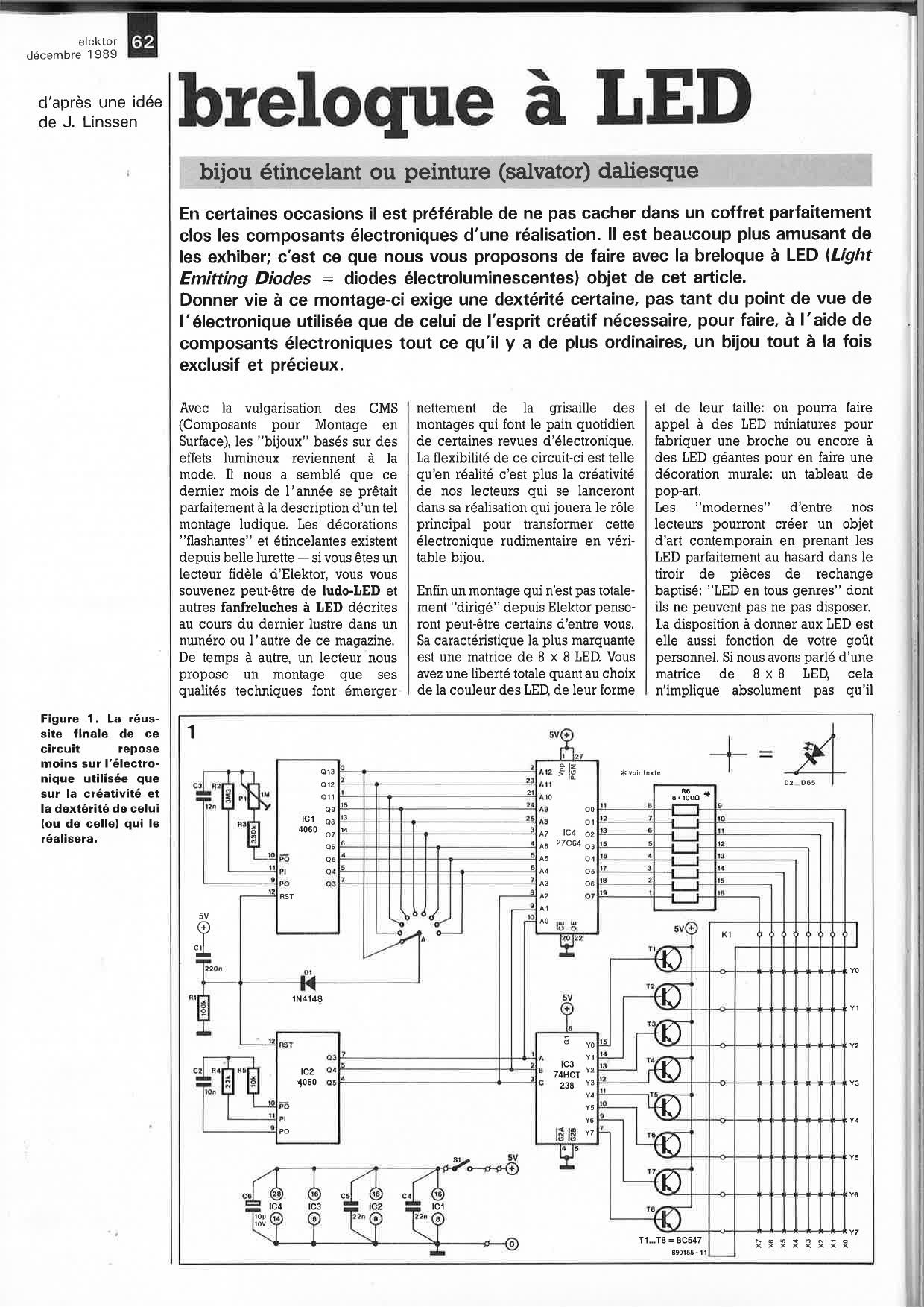 breloque à LED