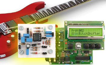 La guitare sur la boîte à effets