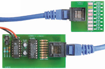 testeur de câbles RJ45 à chenillard