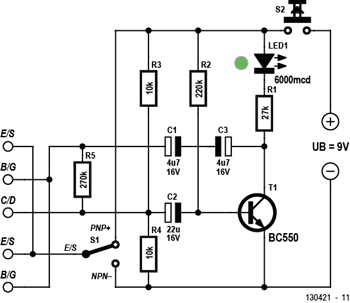 testeur de transistors simple