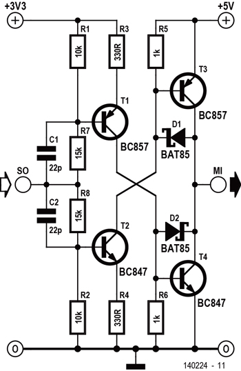 adaptateur de niveau 3 états (tristate)