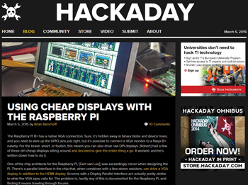 Hackaday, pour quoi faire ?