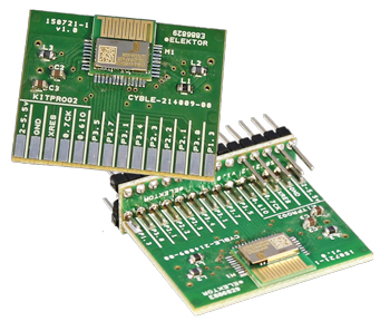 module PSoC BLE au format L-board adapté aux platines d’essais