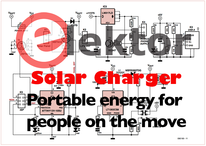 Chargeur solaire portable