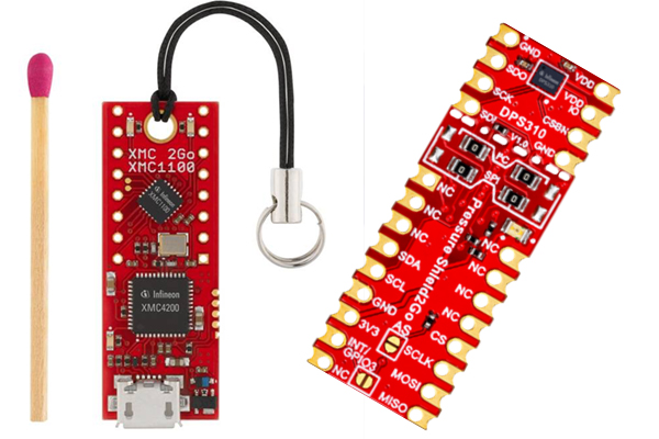 Infineon XMC 2Go + S2GO Pressure DPS310